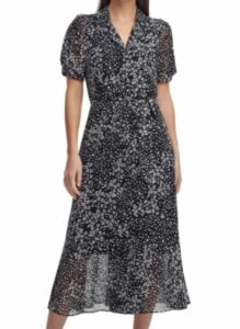 DKNY Women's Knot Sleeve Dress