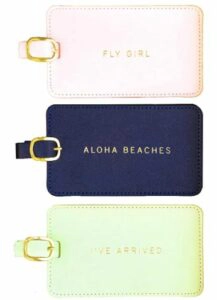 Eccolo World Traveler Luggage Tag Set of 3