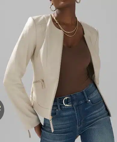 Fitted Leather Jacket