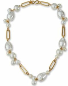 Kenneth Jay Lane Simulated-Pearl Cluster Necklace