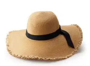 LC Lauren Conrad Wide Brim Straw Floppy Hat