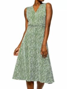 Leota Cindy Printed Midi Dress