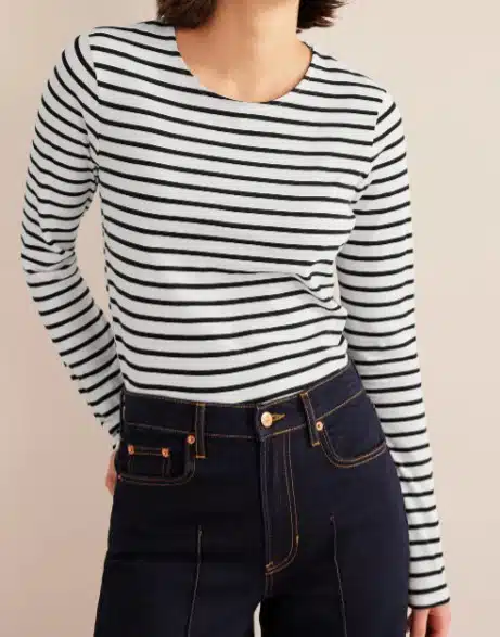Long Sleeve Breton Top