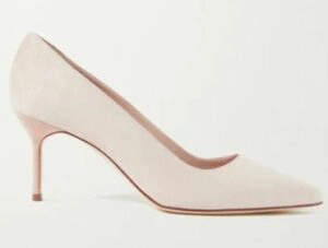 Manolo Blahnik Tora 70 suede pumps