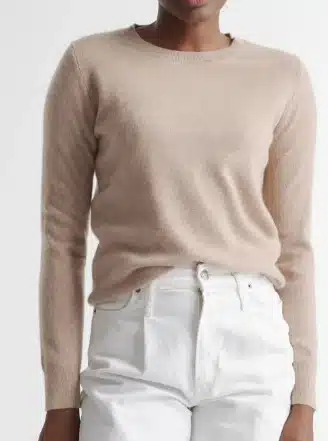 Mongolian Cashmere Crewneck Sweater
