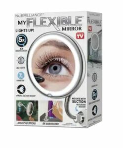 Nubrilliance LED My Flexible Illuminated Mirror Silver