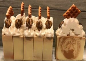 Pecan Waffle Frosted Soap