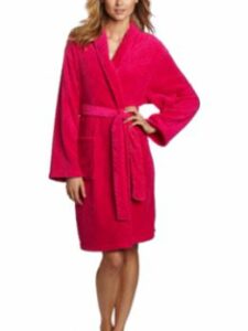 Seven Apparel Hotel Spa Collection Herringbone Textured Plush Robe