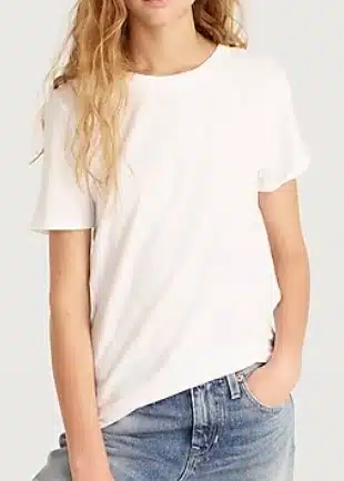 Vintage cotton crewneck T-shirt