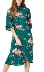 Women's Midi Floral Wrap Dress