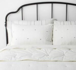 Ensemble d'édredon et couvre-oreillers X Stitch avec magnolia