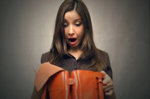 how to get an Ink stain out of a leather purse