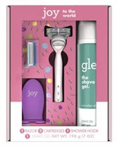 Joy & Glee Ensemble-cadeau Rasoir pour femmes Razor Holiday Care