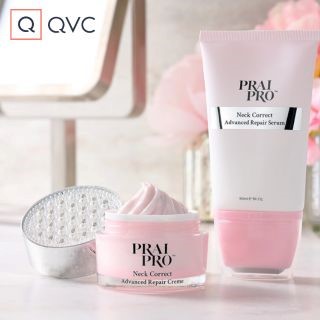 PRAI PRO Neck Correct Advanced Repair Serum & Creme Set