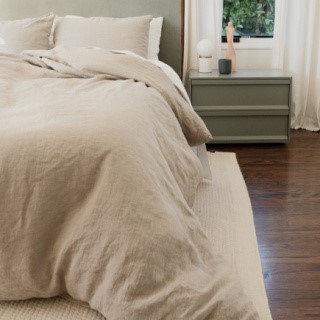 Rough Linen Orkney Duvet Cover