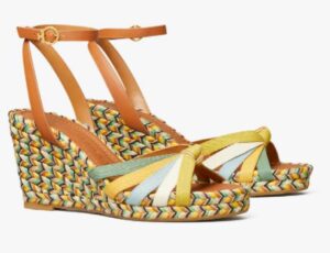 Tory Burch Multicolored Wedge Espadrille