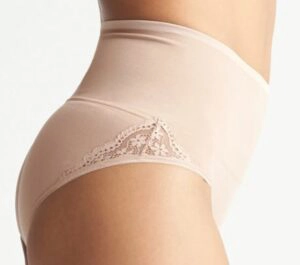 Ultralight Seamless Shaping Brief with Lace Insert
