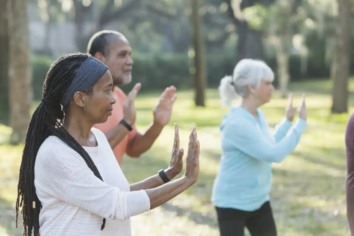 tai chi in park