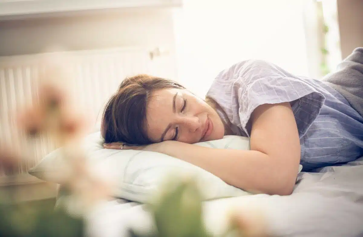 woman sleeping