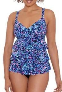Bal Harbour Tiered Faukini One-Piece Swimsuit