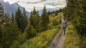 Benefits of walking for mature women