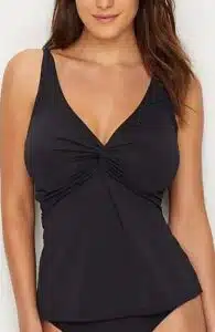 Black Forever Underwire Tankini Top