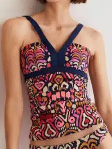 Corsica V-neck Tankini Top