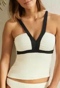 Corsica V-neck Tankini Top