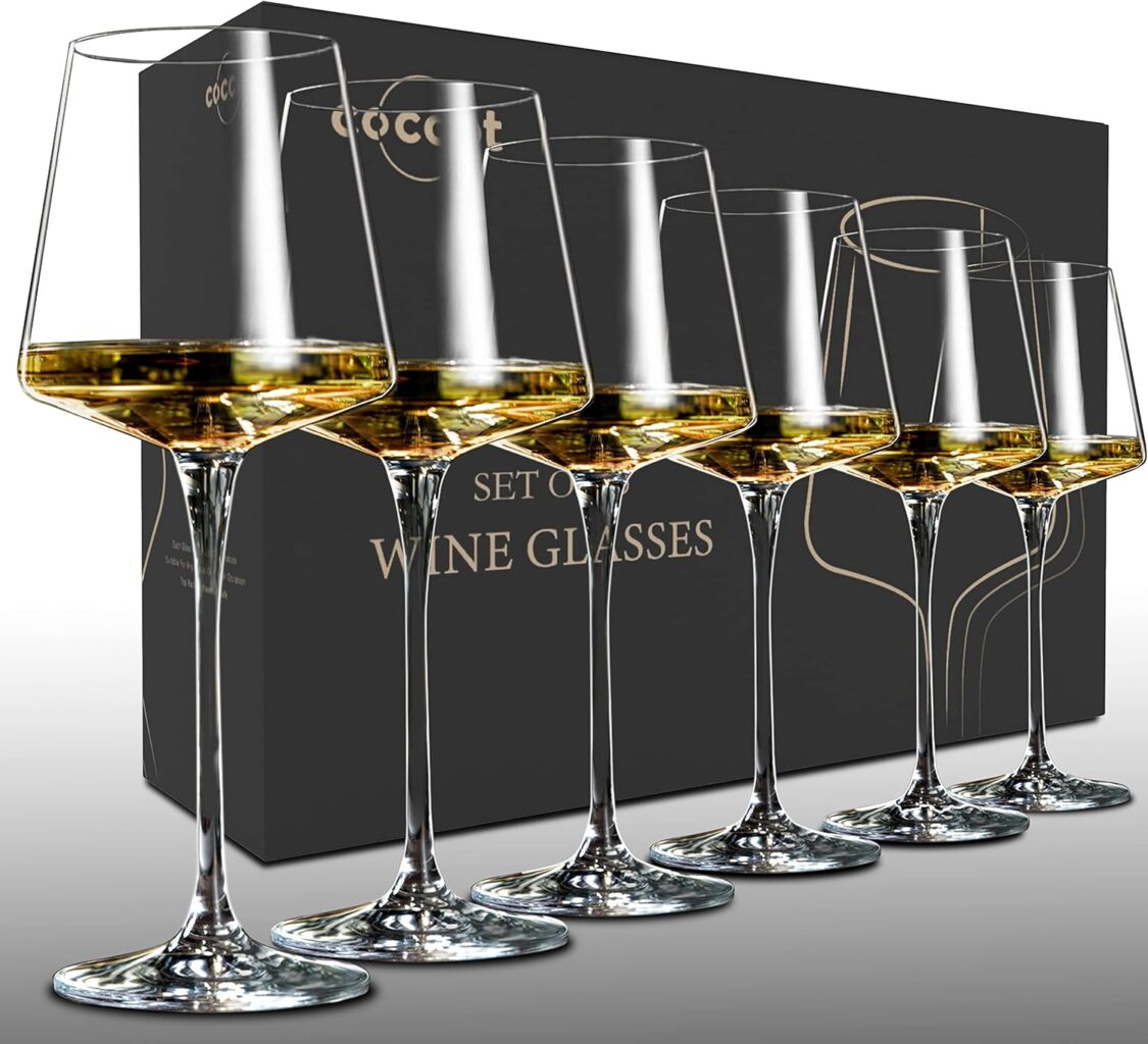 Crystal White Wine Glass Set