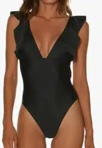 Cutout Back One-Piece Swimsuit