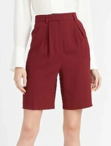 Express High Waisted Bermuda Shorts