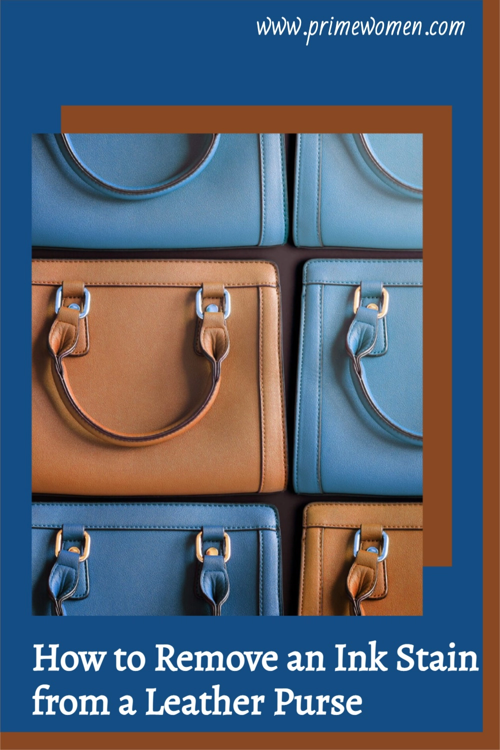 How to remove an ink stain from a leather purse