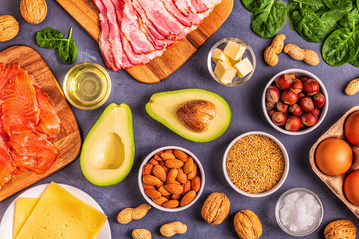 Keto foods are high in fat, low in carbs
