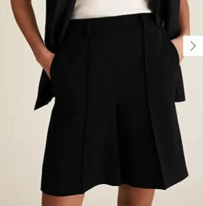 M&S Black Tailored Shorts