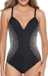 Nefertiti Temptation Tummy Control Underwire One Piece Swimsuit