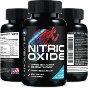 Silveronyx Extra Strength Nitric Oxide Supplement