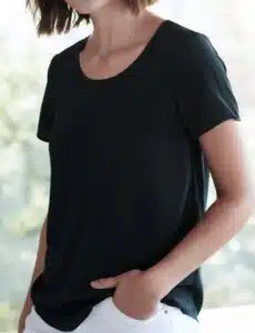 Washable Stretch Silk Tee