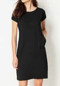Wearever Relaxed Two-Pocket T-Shirt Dress
