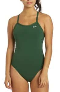 Women's HydraStrong Solid Poly Racer Back One Piece Swimsuit