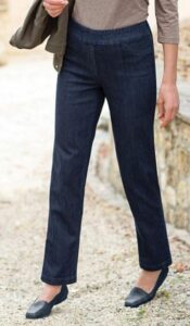 Appleseed's Slimsation® Straight-Leg Pull-On Jeans