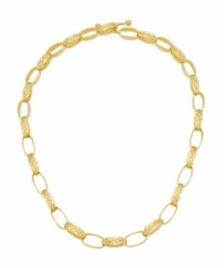 Dean Davidson Bali Weave 22K Goldplated Link Necklace