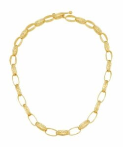 Dean Davidson Bali Weave 22K Goldplated Link Necklace