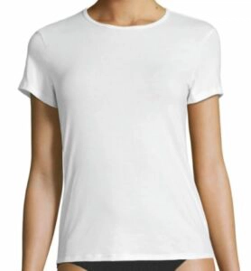 Hanes Women's Cotton Stretch Crewneck Tee 3-Pack