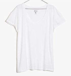 Madewell Plus Whisper Cotton Scoopneck Tee