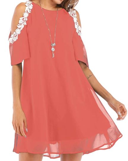 Summer Chiffon Lace Dress
