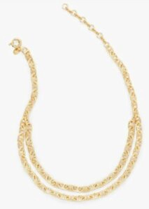 Talbots Double Chain Necklace