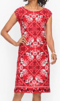 Talbots Intricate Bandana Dress