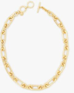 Talbots Scroll Link Necklace