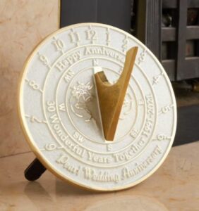 Wedding Anniversary Sundial Gift