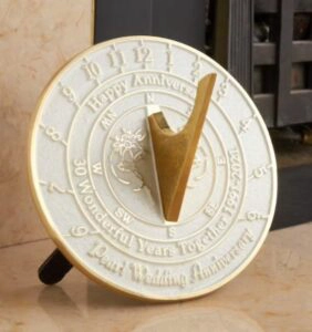Wedding Anniversary Sundial Gift